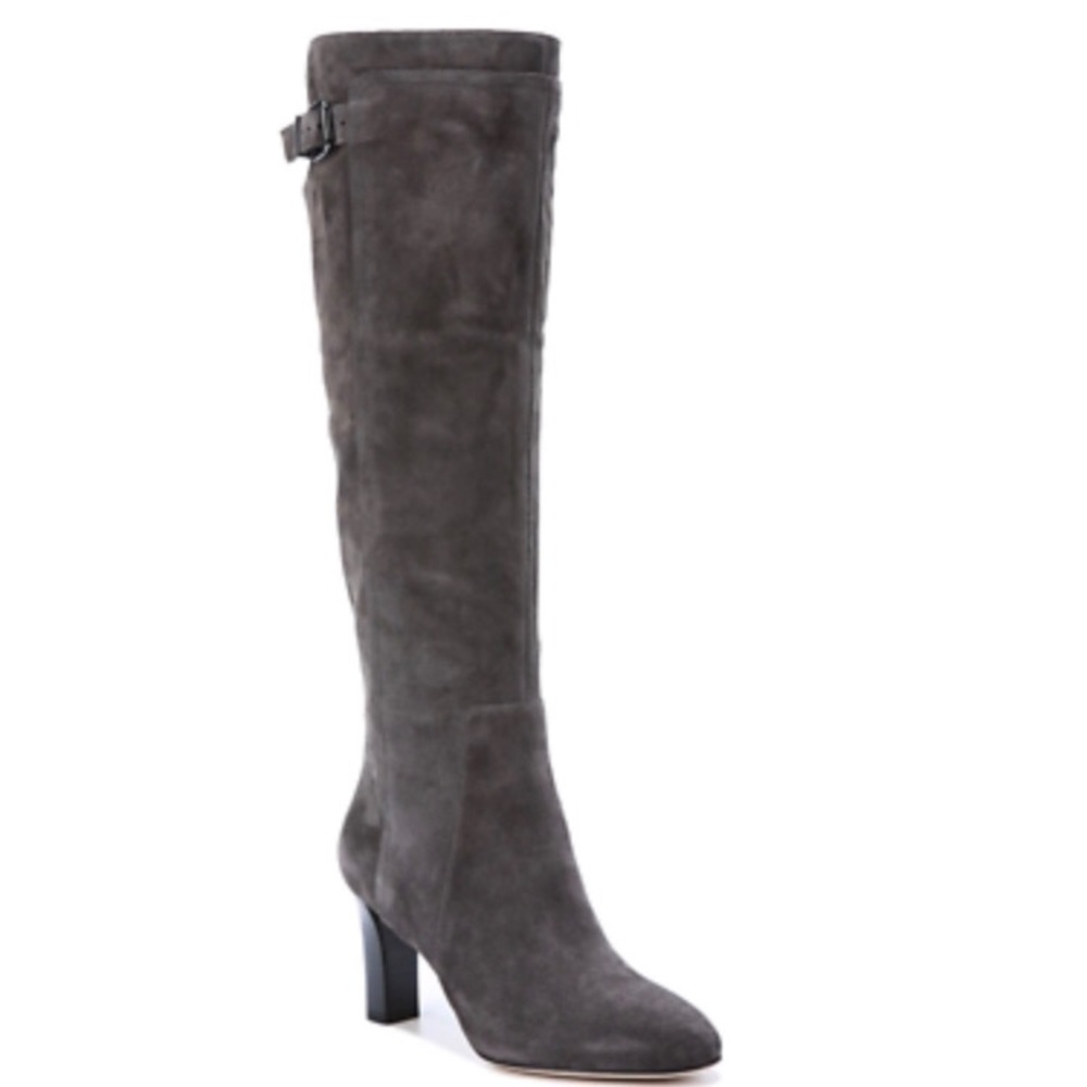 Via spiga suede boots in taupe